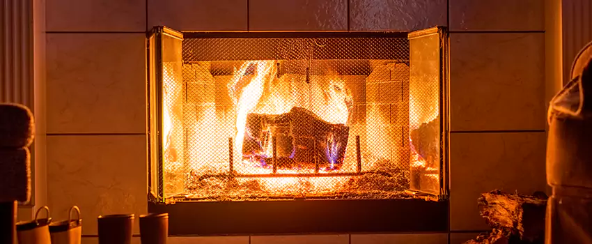 Mendota Hearth Landscape Fireplace Installation in Evans, Colorado