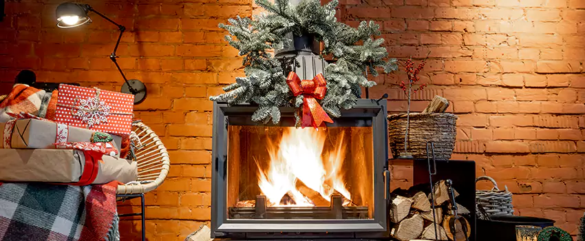 Travis Industries Linear Gas Fireplace Installation in Evans, Colorado