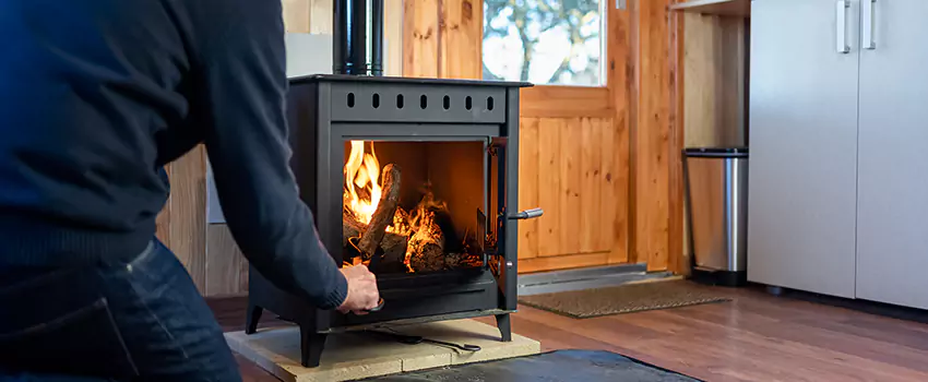 Open Hearth Wood Fireplace Installation in Evans, CO