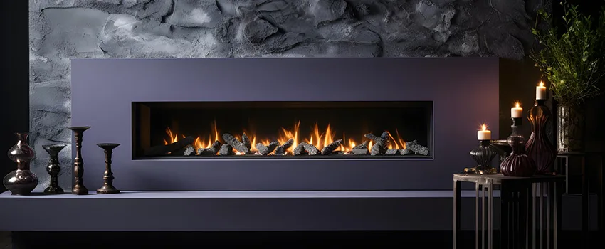 Ember Bed for Ventless Gas Fireplace in Evans, CO